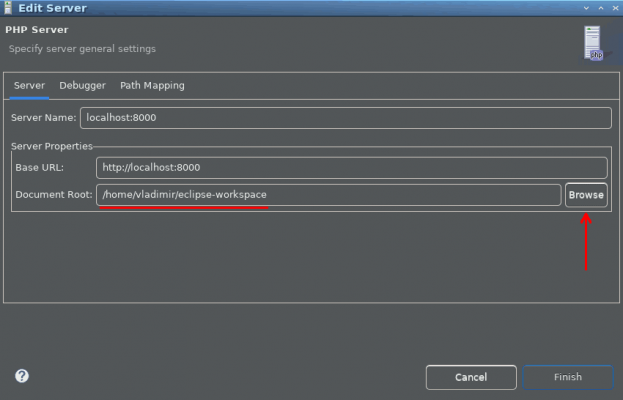 server - document root
