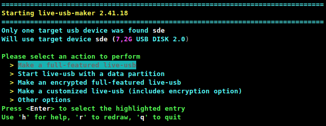 So brennen Sie einen bootfähigen USB-Stick für AntiX/MX Linux mit Persistenz