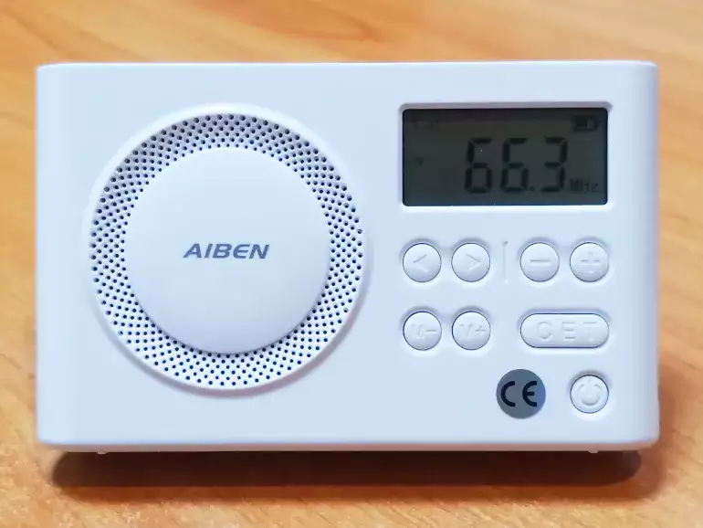 Aiben C5S tragbares UKW-Radio mit USB-Typ-C-Stromversorgung