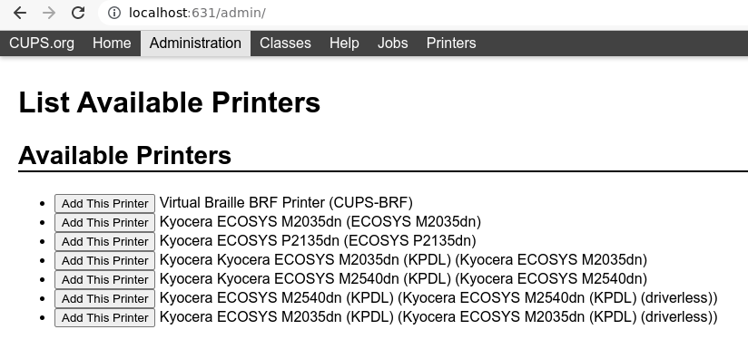 printers