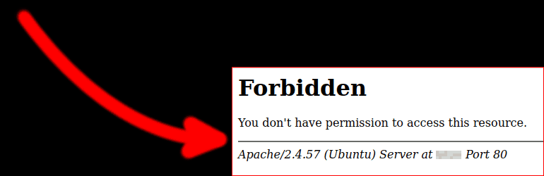 为什么 Apache Web 服务器会收到错误 AH01630：客户端被服务器配置拒绝