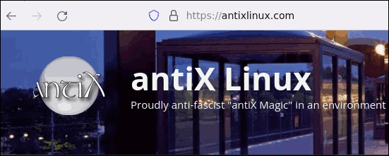 Официальный сайт antiX Linux