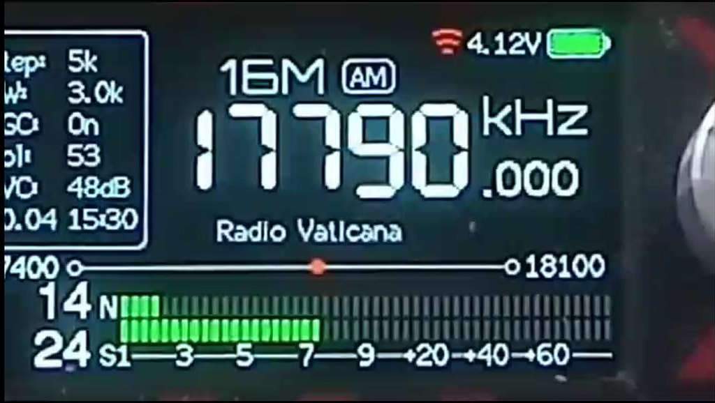 "Радио Ватикана" на 17790 кГц в воскресенье 4 октября 2026 года (видео)