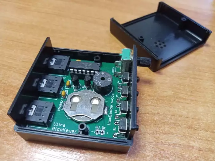 Elektronischer Telegrafenschlüssel Ultra PicoKeyer von HamGadgets