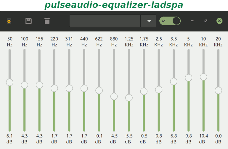 Установка в Linux эквалайзера звука pulseaudio-equalizer-ladspa