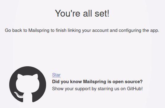 Client de messagerie Mailspring