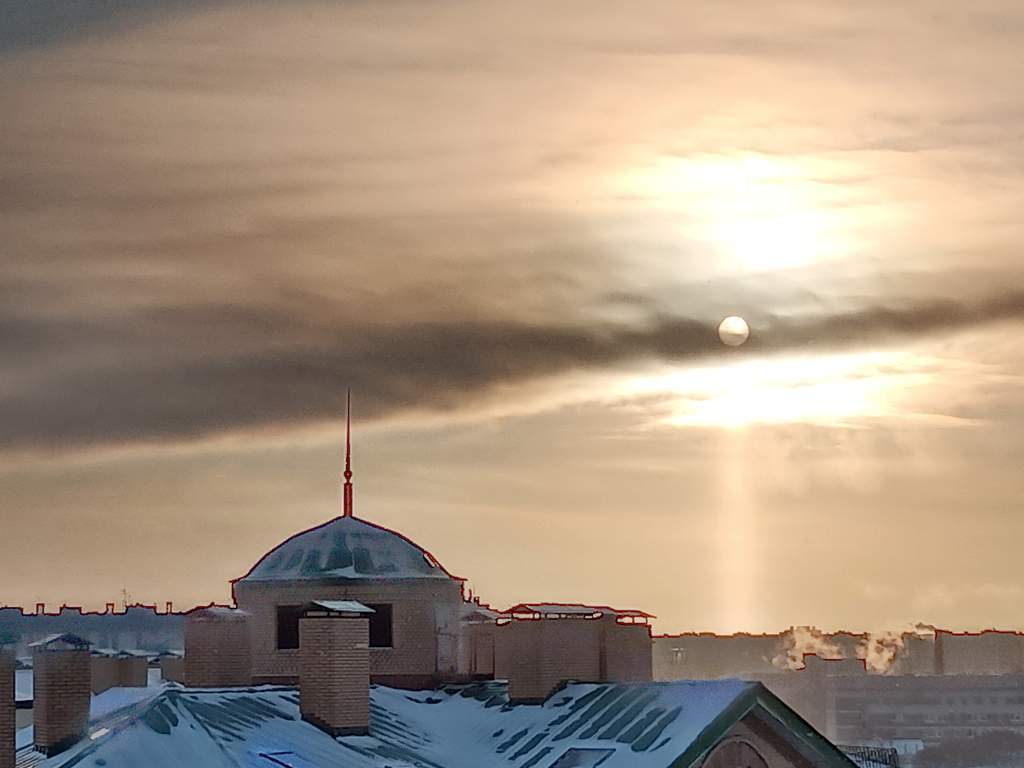 Halo solaire 25/12/2021