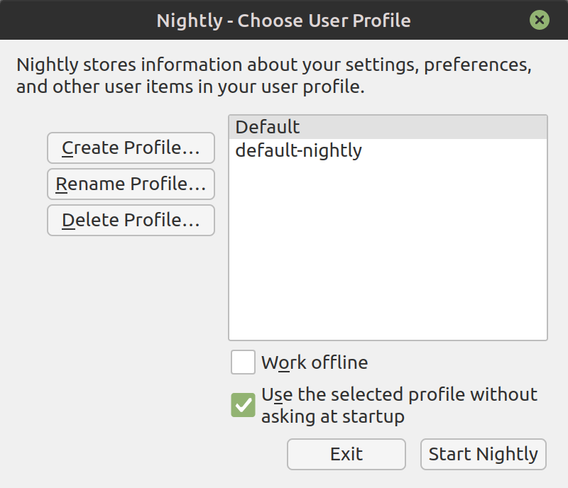 nightly-profile