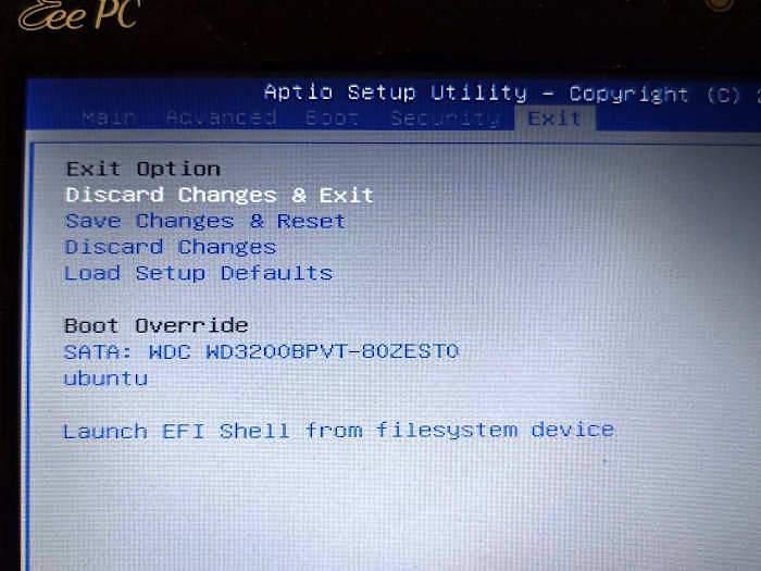 Bearbeiten des BIOS-UEFI-Startmenüs mit dem Dienstprogramm efibootmgr